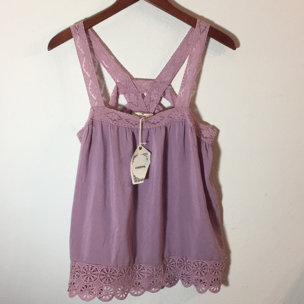 Entro Babydoll Tank-Boho/Cottage Core